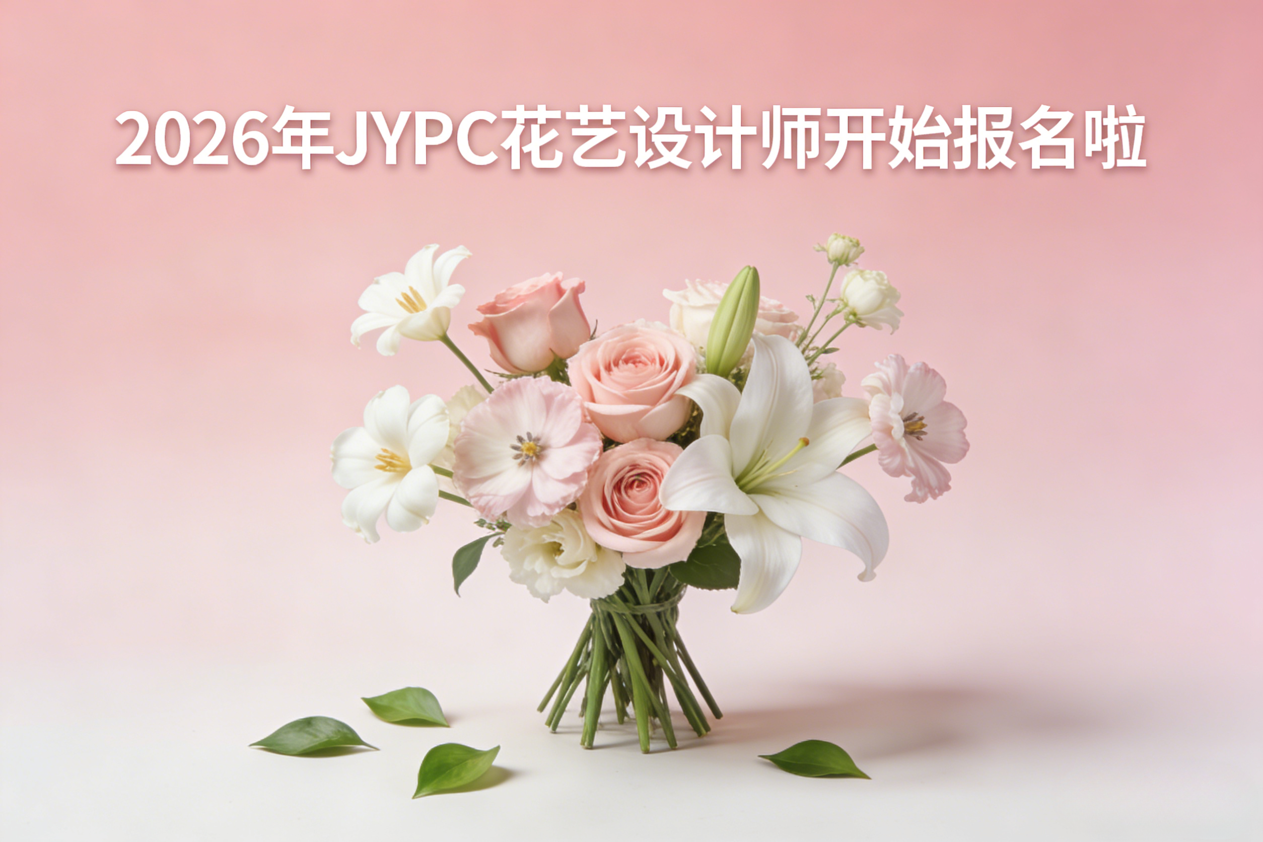 2026年JYPC全国职业资格考试认证中心花艺设计师开始报名啦