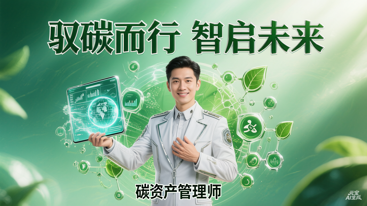 驭碳而行智启未来——JYPC碳资产管理师证书，开启双碳时代的黄金赛道