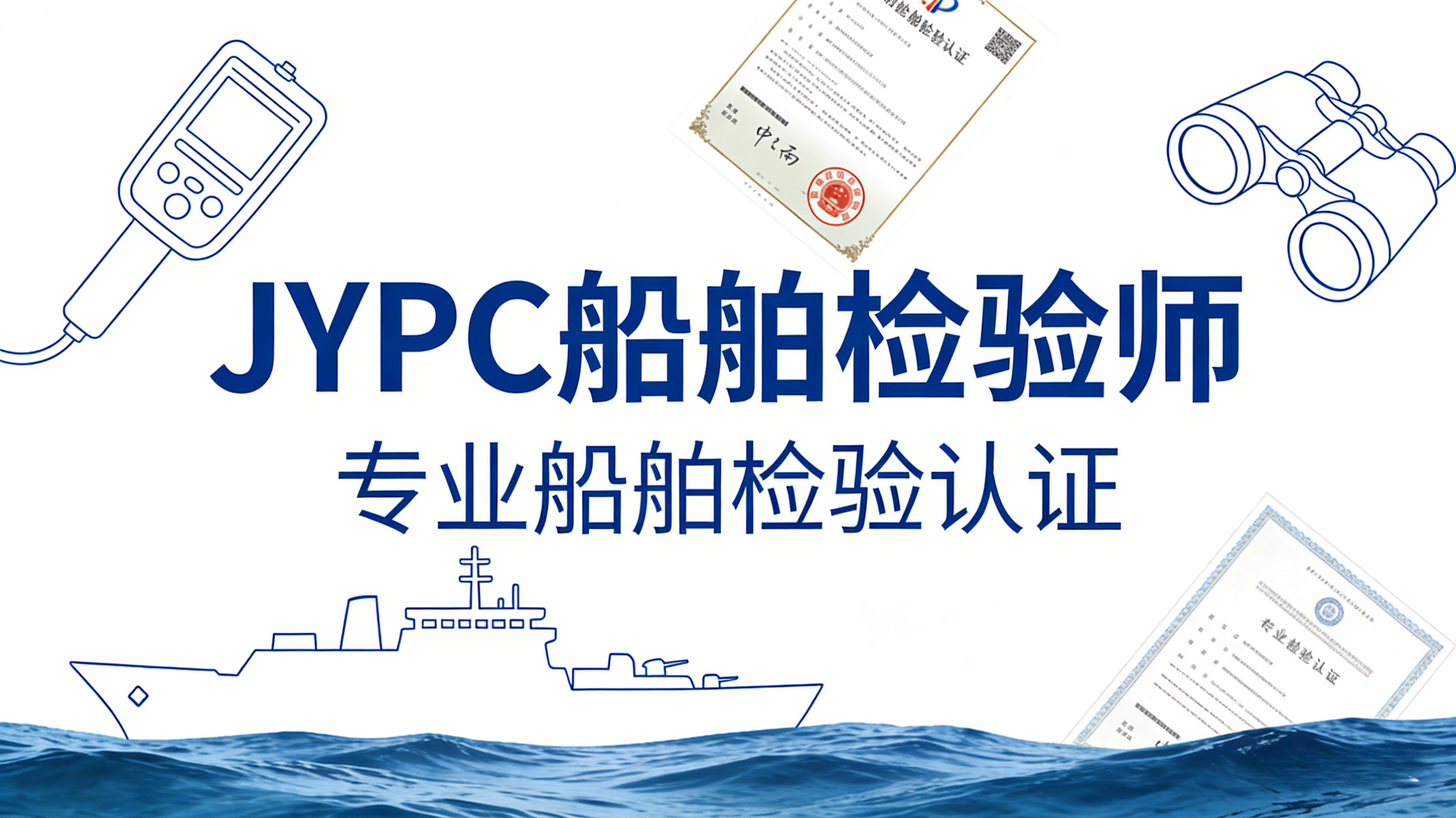 权威认证铸就专业基石，JYPC船舶检验师证书护航职业未来