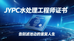 从水质保安到水生态价值设计师：JYPC水处理工程师证书，告别滤池边的重复人生