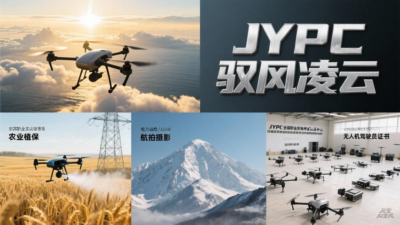驭风凌云,持证远航——JYPC无人机驾驶员证书,开启职业新篇章