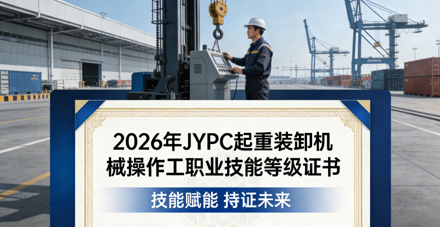 锚定行业刚需JYPC起重装卸机械操作工认证构建规范化人才培养体系