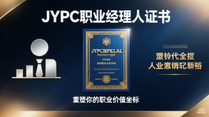 从业务骨干到经营统帅:JYPC职业经理人证书,重塑你的职业价值坐标