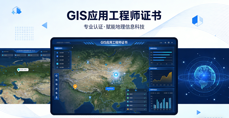 JYPC全国职业资格考试认证中心GIS应用工程师证书,为数字时代赋能