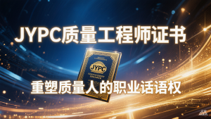 从标准执行者到品质定义者:JYPC质量工程师证书,重塑质量人的职业话语权